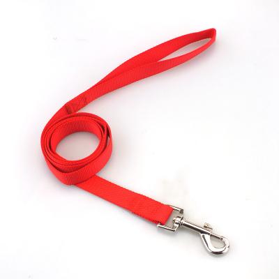 China Customized Soft Comfortable Padded Gliding Dog Rope Handle Heavy Duty Nylon Dog Leash Training Leash for sale