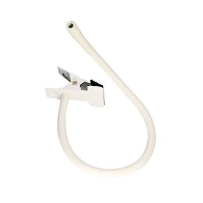 China Obstinate curves PVC coated gooseneck bracket with calmp for sale