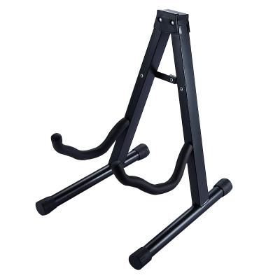 China High Quality Acoustic Acoustic Floor A Frame Iron Electric Guitar Acoustic Guitar Stand for sale