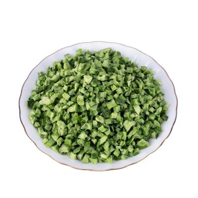 China Good Quality New Culture Dry Dry Good Taste Freeze Dried Organic FD 6*6mm Green Paprika for sale