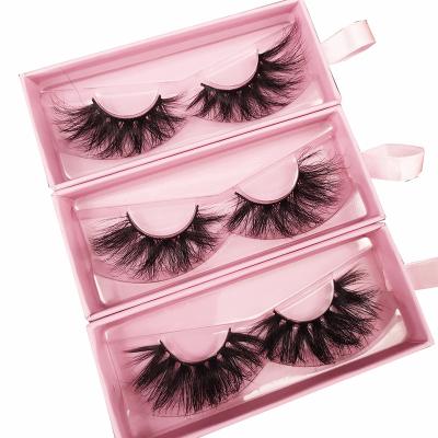 China 3d mink lashes bulk lashes 25mm lashes faux mink lashes long lasting tapered wholesale seller vegan lashes5d fluffy mink eyelashes for sale