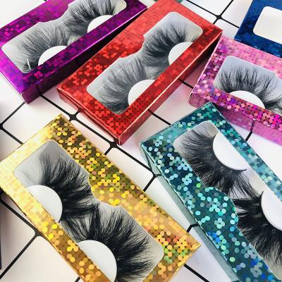 China 3d mink lashes bulk lashes 25mm lashes faux mink lashes long lasting tapered wholesale seller vegan lashes5d fluffy mink eyelashes for sale