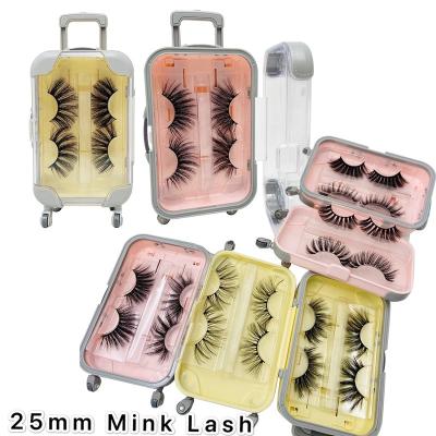 China Durable 3d mink eyelashes wholesale 25mm fluffy 3d mink eyelashes 27mm mink lashes travel costume case box supplier eyelash set case for sale