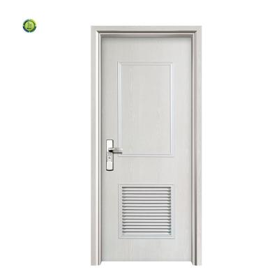 China Modern Custom Made Wpc Wood Composite Door Simple Design Waterproof Bathroom Door for sale