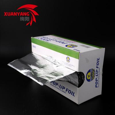 China Food Grade 500CT 9 Inch Food Pop Aluminum Foil Silver Foil Wrapping Sheets for sale