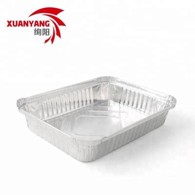 China Microwavable Disposable Aluminum Foil Containers Oven Safe for sale