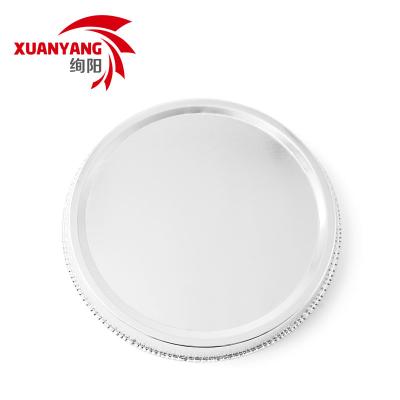 China Microwavable Pan Dia Sample of Foil Round Pan. 128mm aluminum foil pan for sale