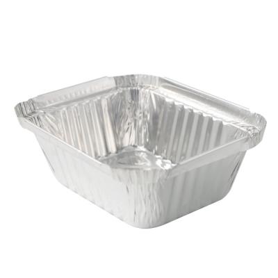 China Food 1 lbs kichen Customized design to make aluminum foil container for fast food for sale