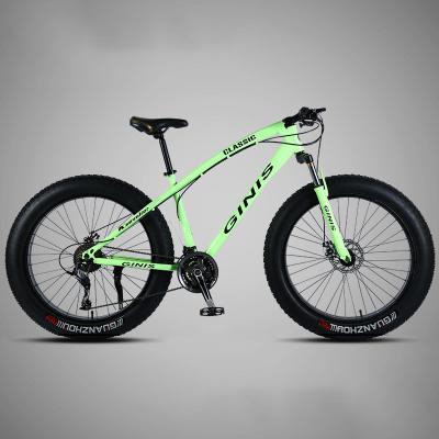 China Hot-selling aluminum alloy 26 inch fat bike 4.0 tire bicycle cross country sand beach cruiser speed 7-30 for sale