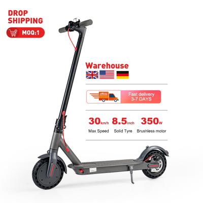 China Good Quality Aluminum Alloy Frame Germany Warehouses Cheap Wholesale Electric Scooter 350W Lightweight E Scooter for sale