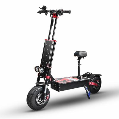 China Unisex 13inch 60V 5400W High Speed ​​Off-Road Double Drive Folding Electric Scooter for sale