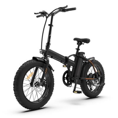 China Aluminum Alloy Foldable Electric Bike 500W Ebike Fat Tire Beach Business Men Women Bike 36V 13Ah With Removable Lithium Battery for sale