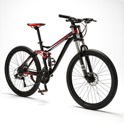 China Newest China Mountain Bike 27/30 Speed ​​Mountain Bike Full Suspension Oil Brake High Carbon Steel Mountain Bike for sale