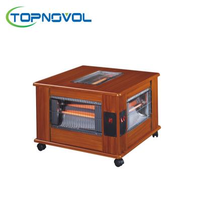 China 2021 Outdoor Hot Selling Quartz Wood Heater Five Faces Big Size for sale