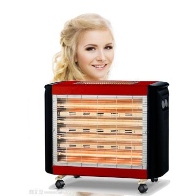 China 2400W Large Outdoor Electric Quartz Heater With Wheels for sale