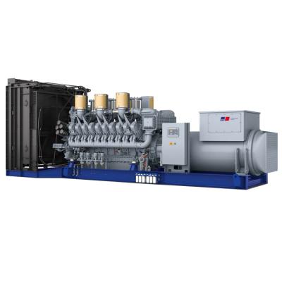 China 2750kva 2200kw 50hz 60hz Industrial Power Station Containerized 20V4000G63 Germany MTU Silent Silent Diesel Generator Price JTM-2750GF for sale