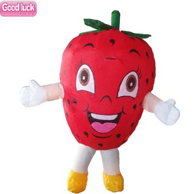 China Stable Quality Stable Quality Attractive Cartoon Strawberry Costume Guaranteed Inflatable Advertising for sale