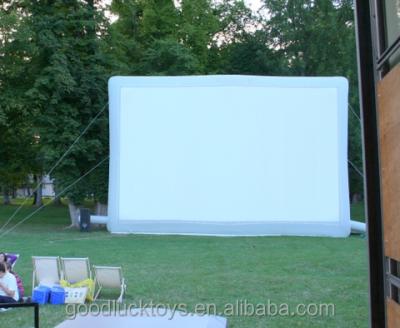 China PVC Tarpaulin Outdoor Display Inflatable Advertising Billboard, Custom 20ft Inflatable Projector Screen, Air Rear Projection Screen for sale