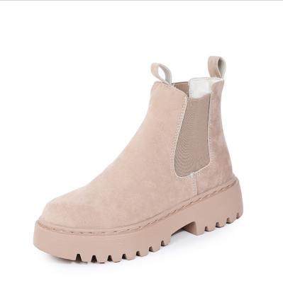 China Anti-odor autumn winter fashion new plus size short leather boots for women women boots shoes women martens boots for sale