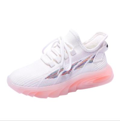 China CUSHIONING Ladies Breathable Mesh Fitness Walking Shoes Zapatos Woman Fashion Leisure Sneaker Running Shoes For Women New Sneakers for sale