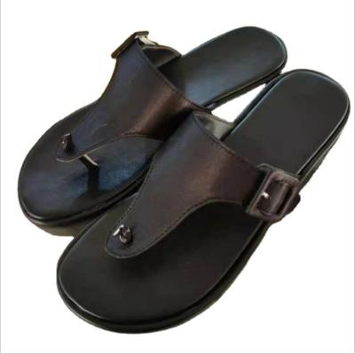 China CUSHIONING Hot Sale Ladies Summer Bohemian Ribbon Beach Flip Flops Sandals Ladies Wedge Flip Flops Platform Sandals for sale