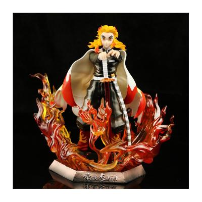 China Hot Sale Cartoon Toy Demon Slayer Rengoku Kyoujurou Anime Figure Hat Collection Toy Collection for sale