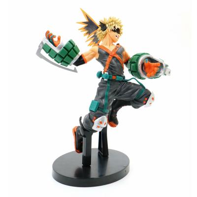 China Cartoon Toy Hot Selling Japanese Anime My Hero Academia Bakugou Katsuki Action Number PVC Collectible Model Toy For Gifts for sale