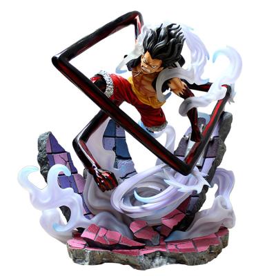 China Toy Anime Figure One Piece GK Cartoon Monkey D Luffy Action Number Model Gear Fourth Form Figma Statue Collectible Toy for sale