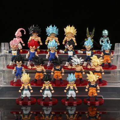 China PVC Toy Gifts High Quality Toy Balls Presents Hot Selling 21 PCS/Set Mini Action Figure Cartoon Dragon for sale