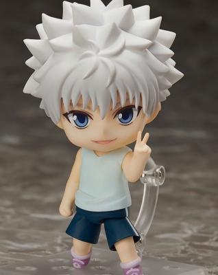 China Hot Selling Japanese Anime Cartoon Toy Hot Selling Japanese Anime Hunter KILLUA Action Number Face PVC Collectible Model Toy for sale