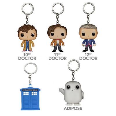 China Cartoon Toy Hot Sale Mysterious Doctor Funk-O Pop Pocket Who Pocket Key Chain Wholesale Figure Action for sale