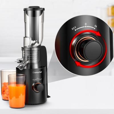 China 1 juicer can be used for 3 purposes AMZCHEF orange citrus electric screw press juicer machine slow juicer mixer blender for sale