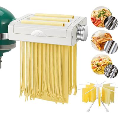 China Simple AMZCHEF accessoires kitchenaid pasta maker food processor pasta roller fettucine cutter attachment kitchenaid accessories for sale