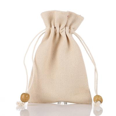 China Wholesale Folding Jute Tea Bag Pouch With Logo Natural Jute Bag for sale