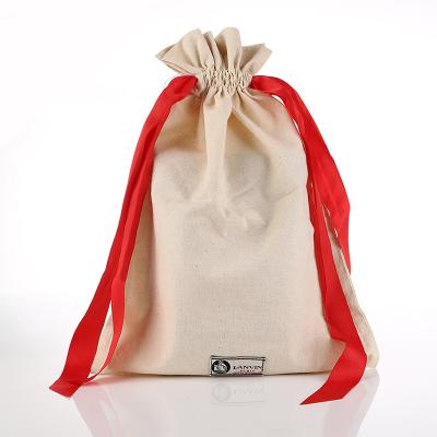 China Custom Natural Burlap Bags Folding Jute Drawstring with Logo Small Gift Pouches for sale