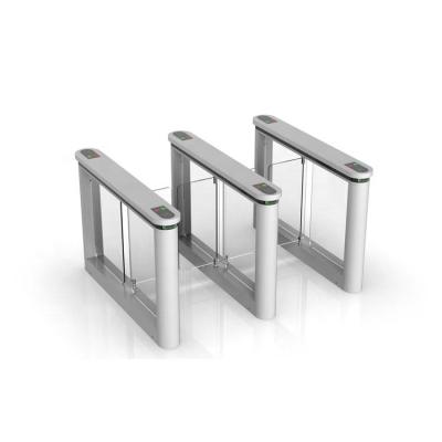 China Security access control management anti-pinch turnstile swing high overrun infrared speed gate for sale