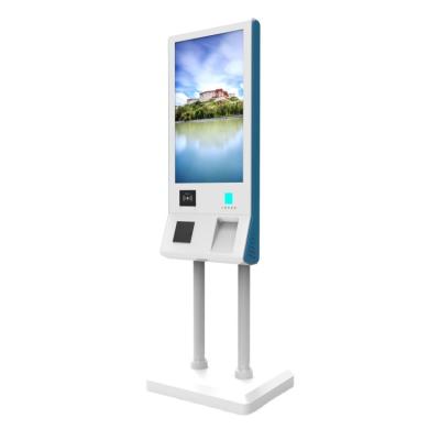 China Aluminum Case+ Tempered Glass Panel Manufacture 24 32 Order Kiosk Touch Screen POS System Self Pay Machine Self Service Payment Order Kiosks for sale