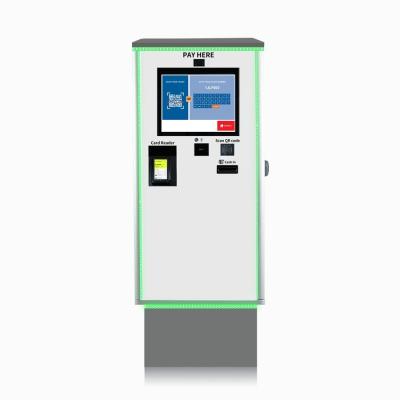 China Car Park Payment Machines Parking Pay Machine With Banknote Coin Credit Card for sale