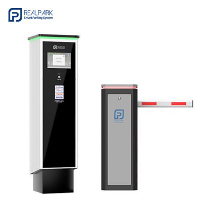 China Smart LPR Parking Ticket Dispenser Machine With Tap Out Card Reader for sale