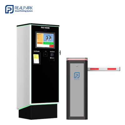 China Coin Banknotes Auto Pay Machine Kiosk Parking Pay Station Machines for sale