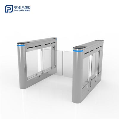 China Control de acceso de seguridad Puerta giratoria oscilante con acero inoxidable 304 en venta