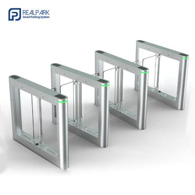 China Puerta giratoria de control de acceso anti-colisión con lector de tarjetas en venta