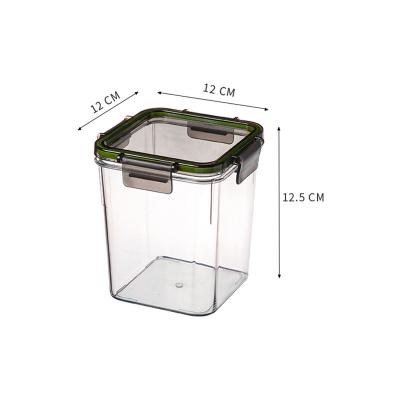 China Wholesale Amazon Freshness Preservation OEM/ODM Branded Box Lid Custom 950ml PET Airtight Dry Plastic Food Storage Container for sale