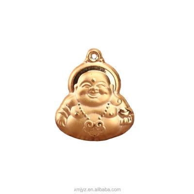 China CLASSIC pure gold thickened pure gold pendant 999 of Guanyin Maitreya double-sided gold Buddha pendant for sale