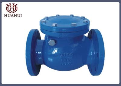 China DN50 Ductile Iron Flanged Check Valve Swing Type Brass Seat DIN Standard for sale