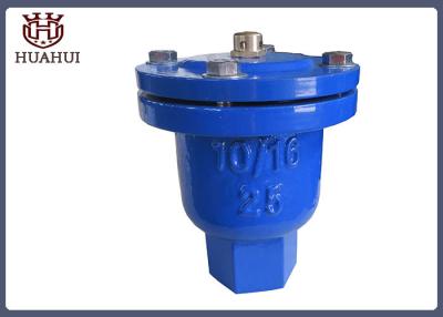 China Screw Connection Air Release Valve Blue Color Ductile Iron With Stainless Steel Ball for sale