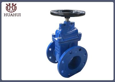 China Black Handwheel Resilient Wedge Gate Valve , Water Gate Valve Ss410 Stem for sale