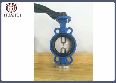 China Lug Type 3'' Manual Butterfly Valve Wafer Type Cast Iron Simple Stucture for sale