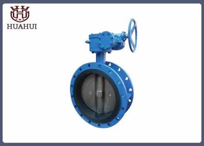 China Blue Color Soft Seal Butterfly Valve , Manual Butterfly Valve Lightweight for sale