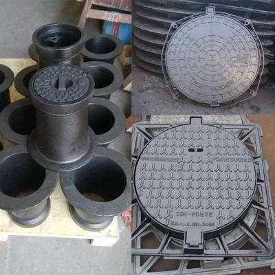 China Heavy Duty Cast Iron Manhole Cover Valve Accessories For Construction En124 Standard for sale